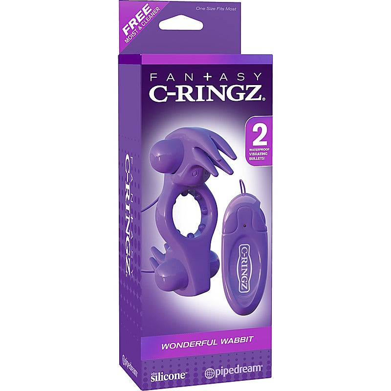 Fantasy C-Ringz Wonderful Wabbit By Pipedream - Vibrating Cock Rings