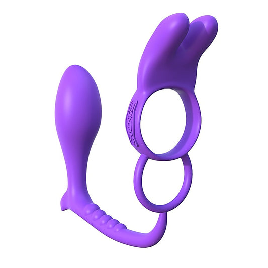 Pipedream Fantasy C-Ringz Ass-Gasm Vibrating Rabbit Ring - Cock Rings