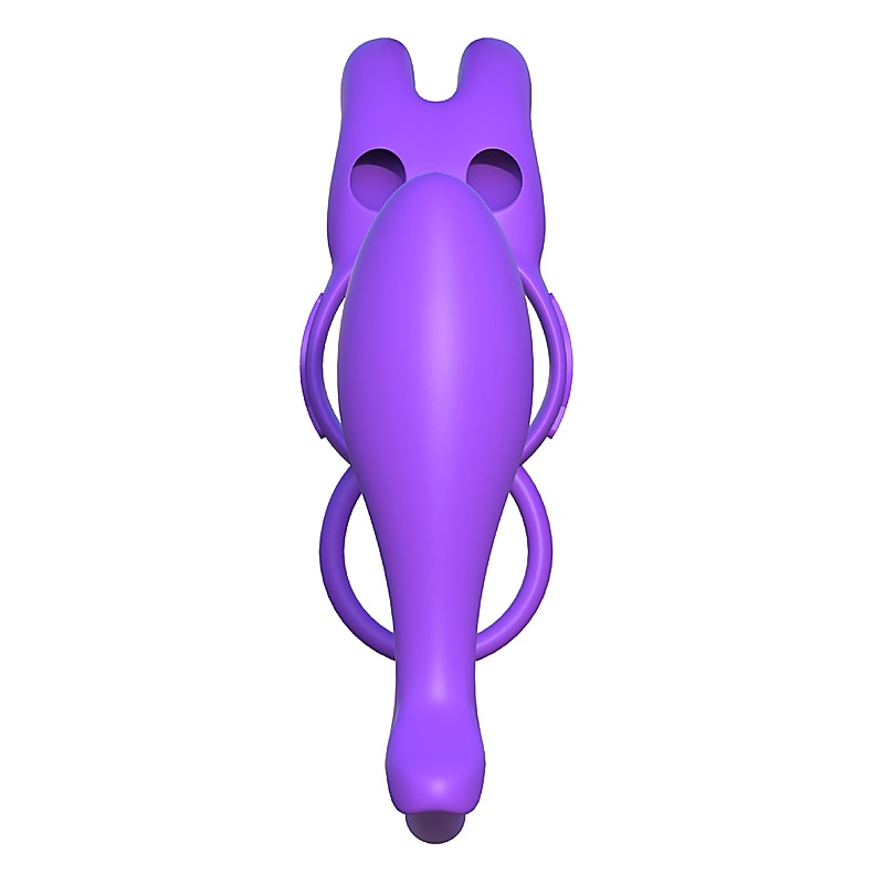 Fantasy C-Cock Ringz Ass-Gasm Vibrating Rabbit Cock Ring - Cock Rings