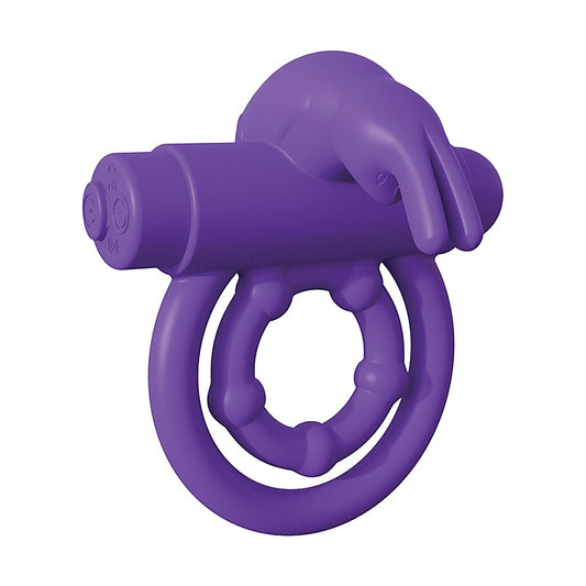 Pipedream Fantasy C-Ringz Remote Control Rabbit Ear Ring - Cock Rings