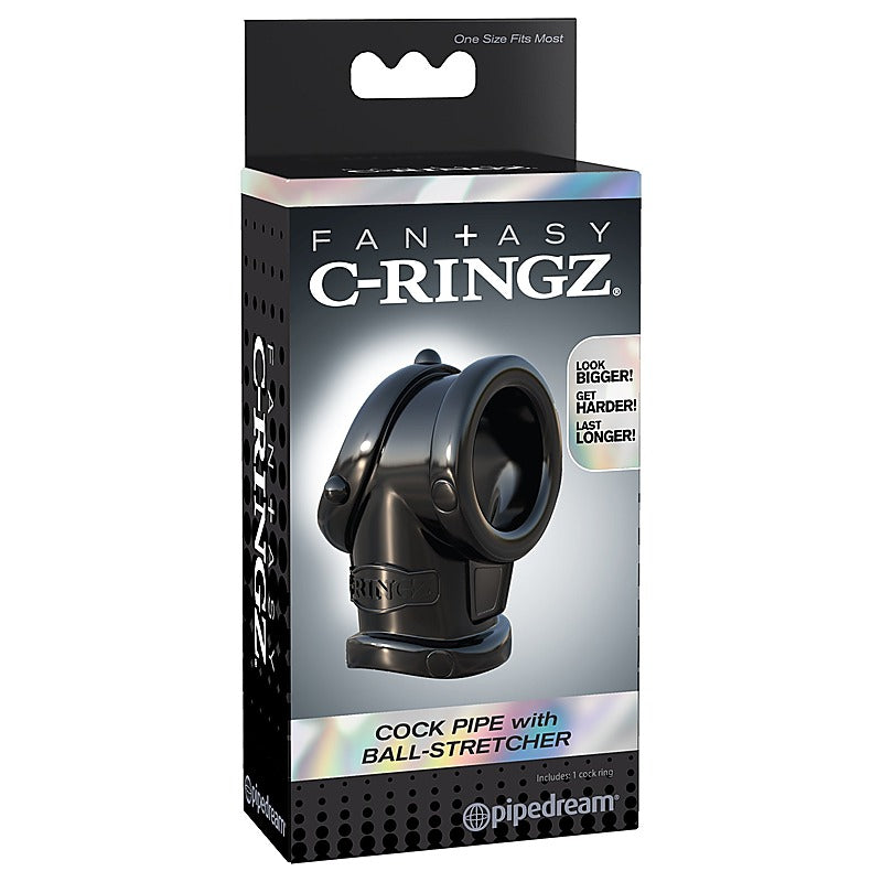 Fantasy C-Ringz Cock Pipe with Ball-Stretcher by Pipedream - Cock Rings