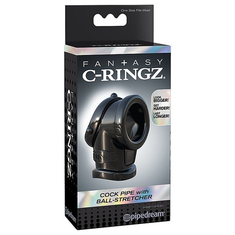 Fantasy C-Ringz Cock Pipe with Ball-Stretcher by Pipedream - Cock Rings
