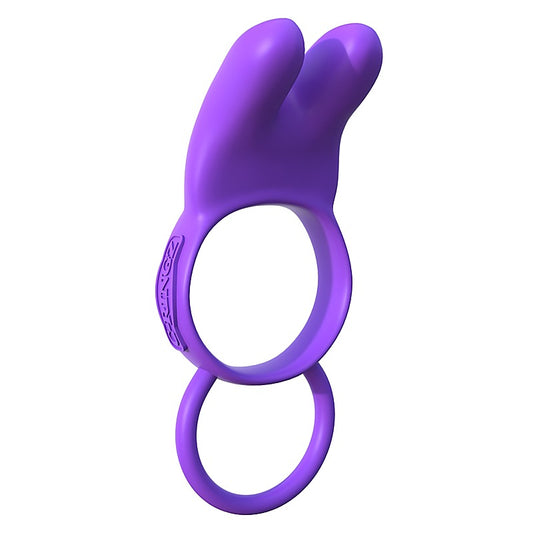 Pipedream Fantasy C-Ringz Twin Teazer Rabbit Cock Ring - Vibrating Cock Rings
