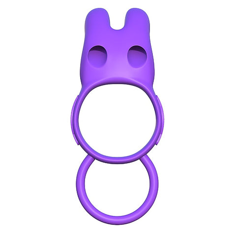 C-Ringz Twin Teazer Rabbit Cock Ring By Pipedream - Vibrating Cock Rings