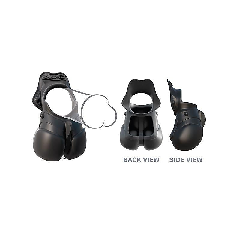 Rock Hard Ball Banger Cock Ring By Pipedream - Cock Rings