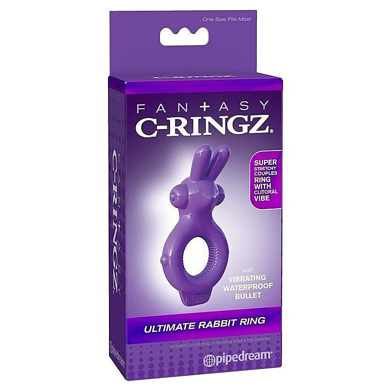 Fantasy C-Ringz Ultimate Rabbit Ear Cock Ring - Vibrating Cock Rings