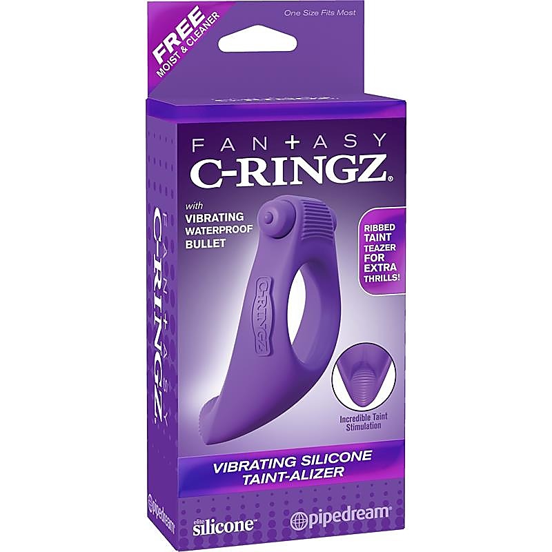C-Ringz Vibrating Silicone Taint Alizer By Pipedream - Vibrating Cock Rings