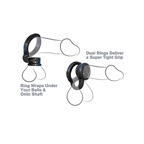 Fantasy C-Ringz Ironman Duo Stretchy Cock Ring - Cock Rings