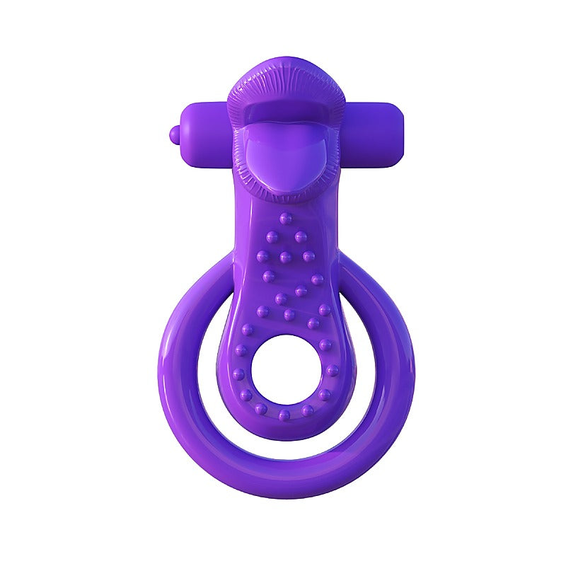 Fantasy C-Ringz Lovely Licks Couples Ring By Pipedream - Vibrating Cock Rings