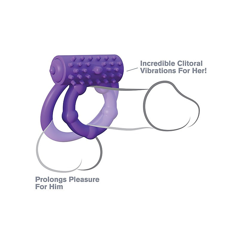 Fantasy C-Cock Ringz Vibrating Prolong Performance Cock Ring - Vibrating Cock Rings