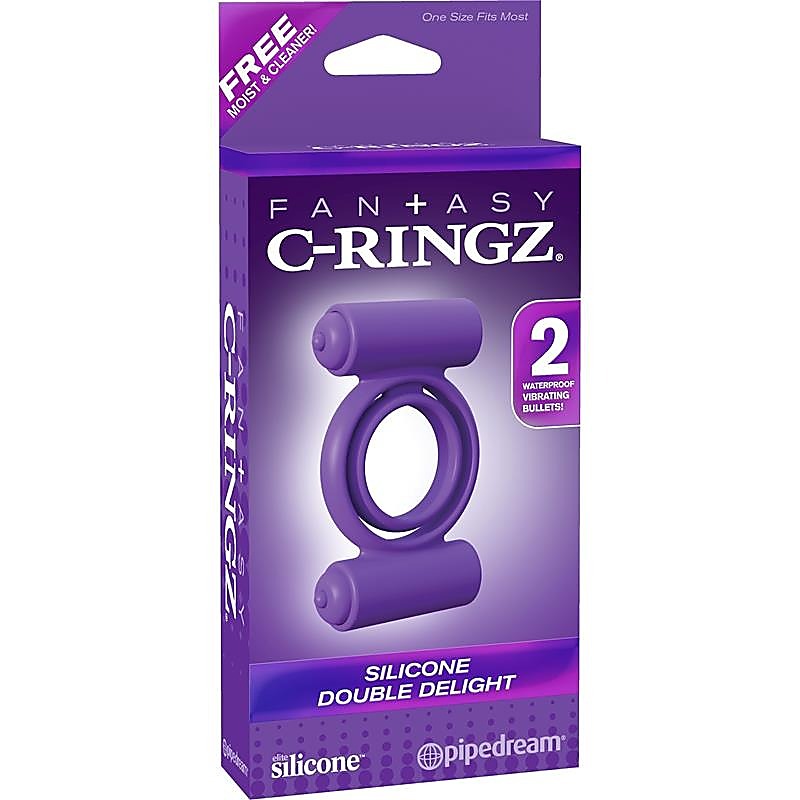 Fantasy C-Ringz Silicone Double Delight Cock Ring - Cock Rings