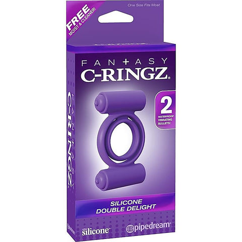Fantasy C-Ringz Silicone Double Delight Cock Ring - Cock Rings