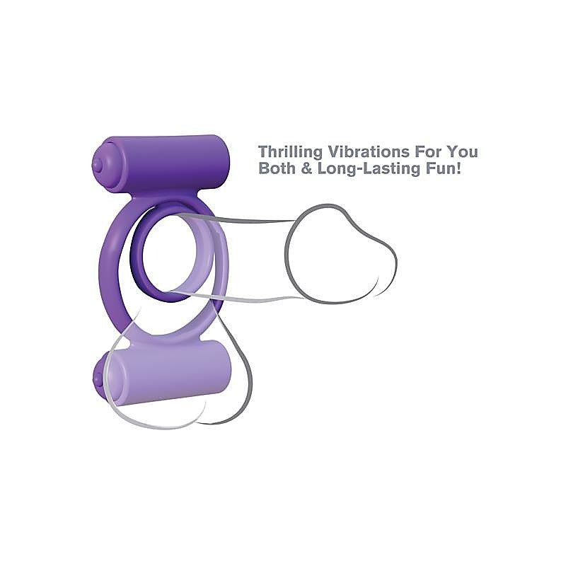 Fantasy C-Ringz Silicone Double Delight Cock Ring - Cock Rings