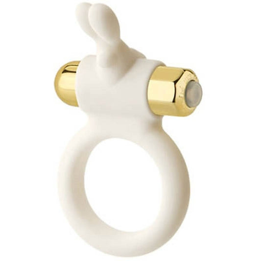 Doc Johnson Wonderland The White Wabbit Vibrating Cock Ring - Vibrating Cock Rings