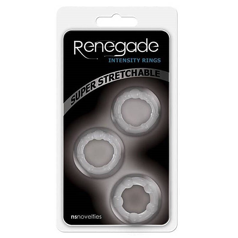 Renegade Intensity Cock Rings 3 Pack by NS Novelties - Cock Rings