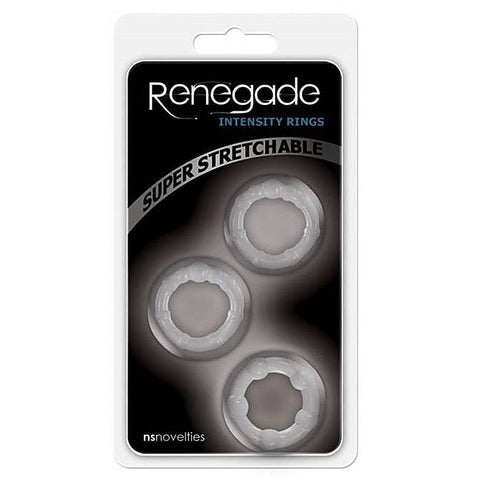 Renegade Intensity Cock Rings 3 Pack by NS Novelties - Cock Rings