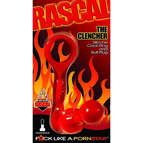 The Clencher Red by C1R Releasing - Stretchy Cock Rings