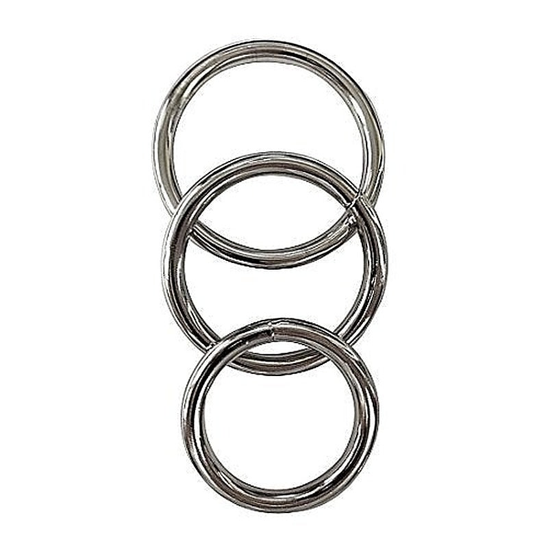Manbound Cock Rings 3 Pack Rubber By Sportsheets - Cock Rings