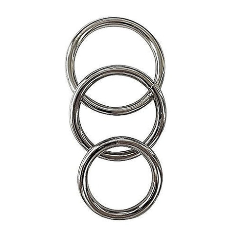 Manbound Cock Rings 3 Pack Rubber By Sportsheets - Cock Rings
