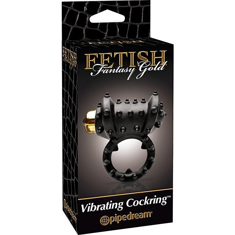 Fetish Fantasy Gold Vibrating Cock Ring by Pipedream - Vibrating Cock Rings