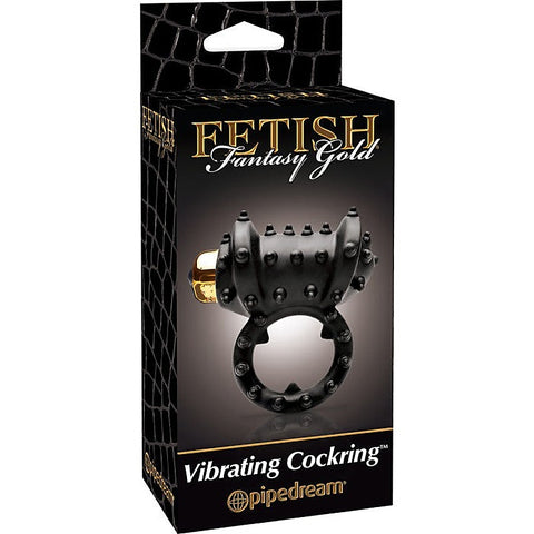 Fetish Fantasy Gold Vibrating Cock Ring by Pipedream - Vibrating Cock Rings