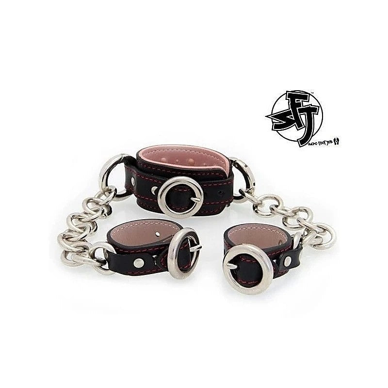 Sado Foot Job Ballring With Chains by Rosebuds Jewelry - Cock Rings