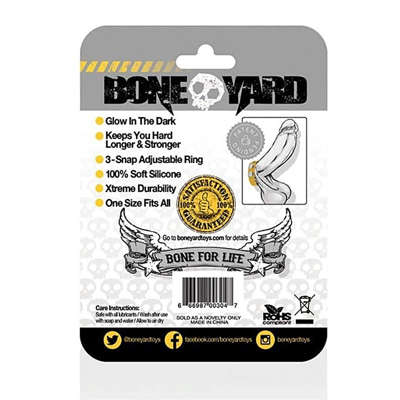 Boneyard Silicone Cock Strap By C1R Releasing - Cock Rings