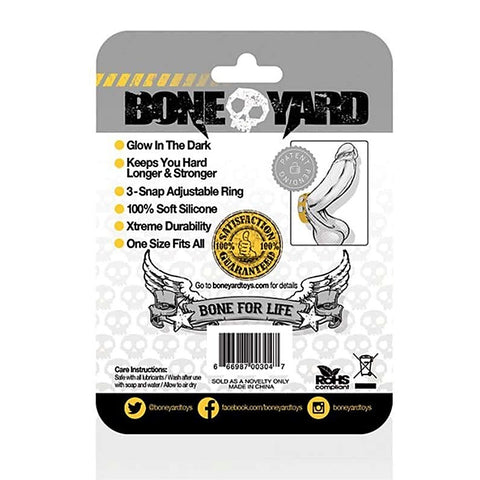 Boneyard Silicone Cock Strap By C1R Releasing - Cock Rings