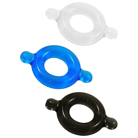 Elastomer Cock Ring 3 Pack by Spartacus Enterprises - Cock Rings