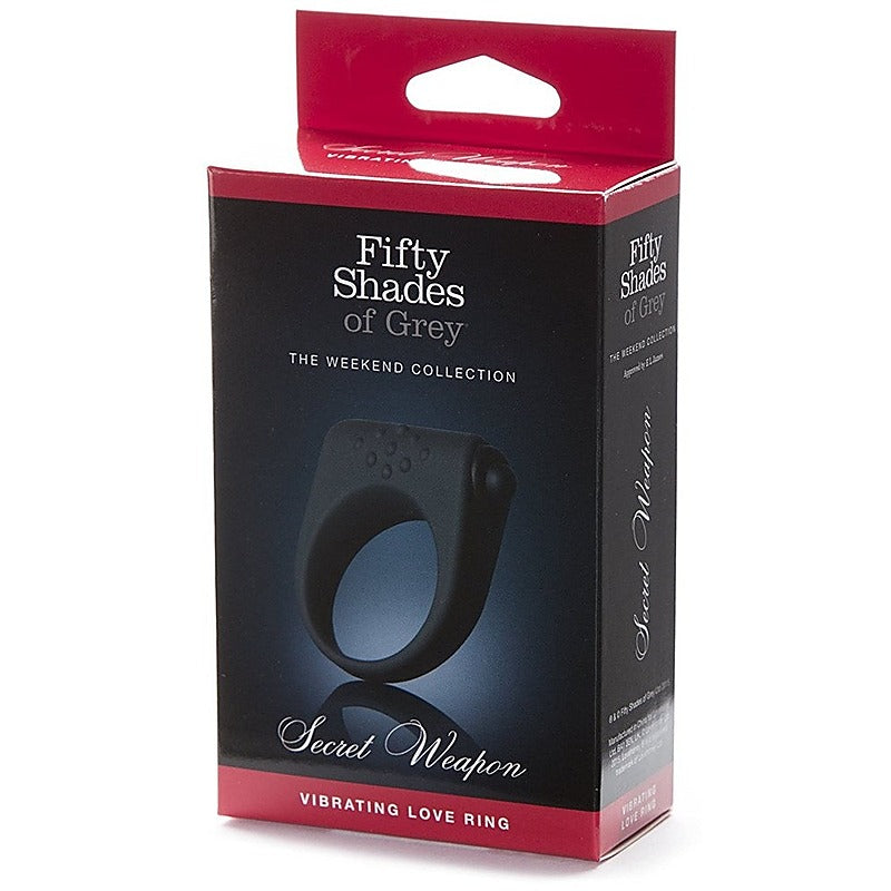 Fifty Shades of Grey Secret Weapon Vibrating Cock Ring - Cock Rings