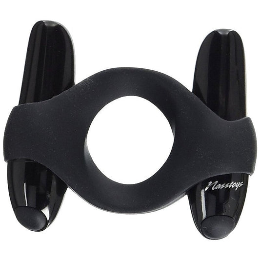 Nasstoys Dual Power Cock Ring - Silicone Vibrations for Opulent Stamina