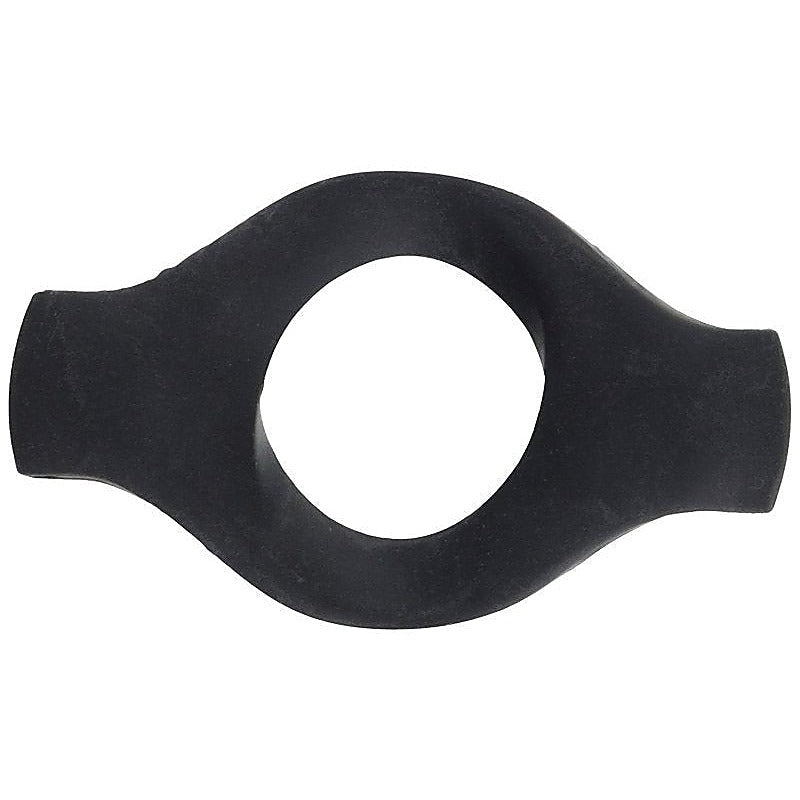 Mack Tuff Dual Power Ring Black by Nasstoys - Cock Rings