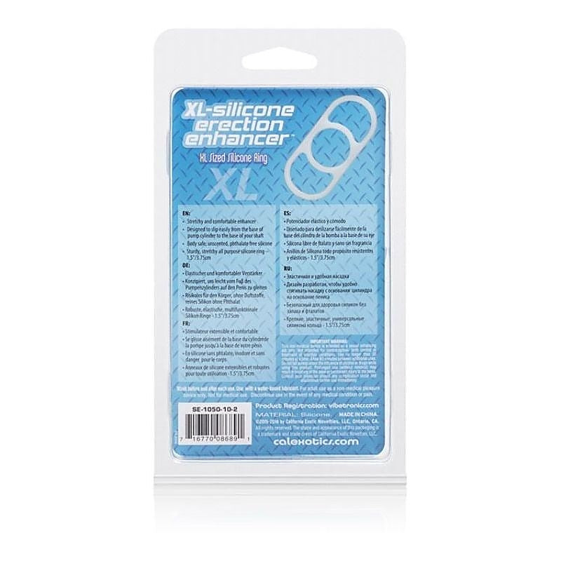 XL Silicone Erection Enhancer Cock Ring by CalExotics - Cock Rings