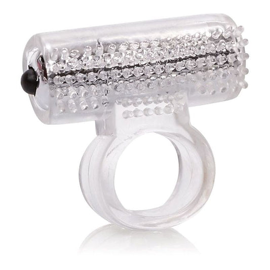Basic Essentials Vibrating Action Enhancer Cock Ring - Cock Rings