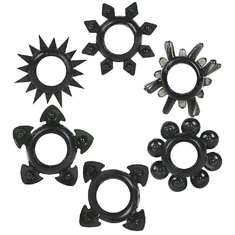 Tower Of Power Cock Rings by Doc Johnson - Stretchy Cock Rings