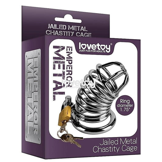 Jailed Metal Chastity Cage - Male Chastity