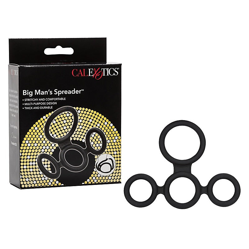 Big Man'S Spreader Stretchy Cock Ring By California Exotics - Ball and Cock Toys