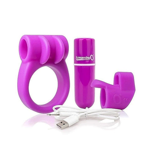 Charged CombO Purple by Screaming O - Sex Kits