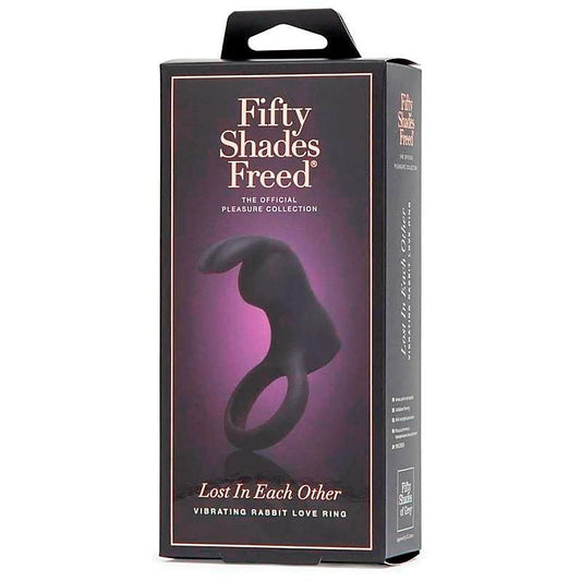 Fifty Shades Freed Lost In Each Other Vibrating Rabbit Love Ring - Cock Rings