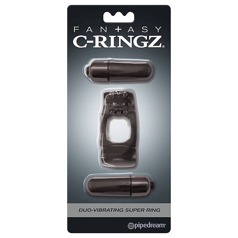 Fantasy C-Ringz Duo Super Vibrating Cock Ring - Cock Rings