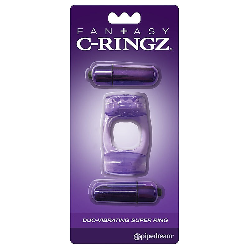 Fantasy C-Ringz Duo Super Vibrating Cock Ring - Cock Rings