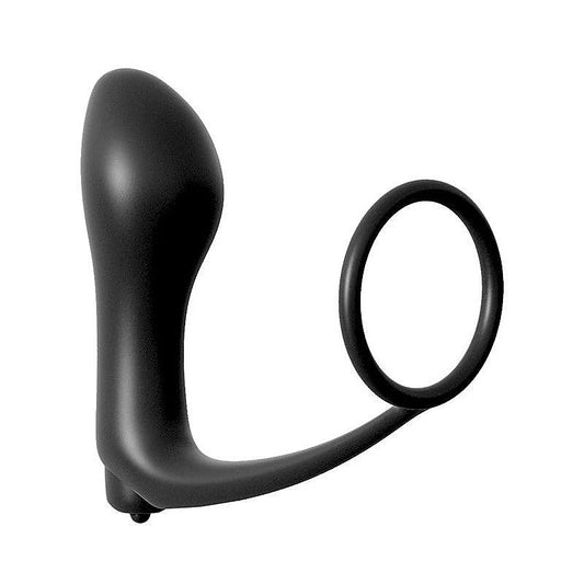 Anal Fantasy Collection Ass-Gasm Cockring Vibrating Plug - Prostate Toys