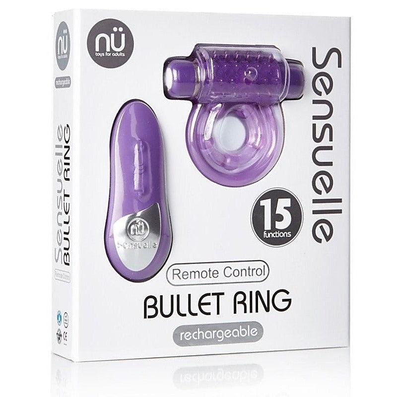 Endure Remote Control Bullet Ring by Nu Sensuelle - Cock Rings