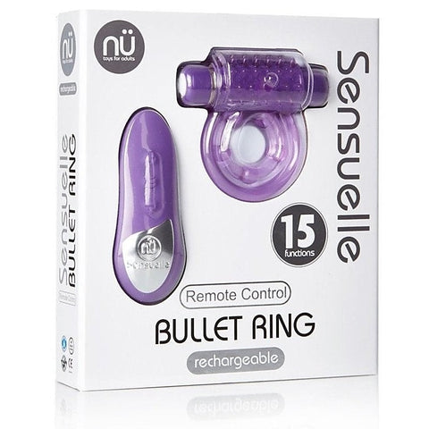 Endure Remote Control Bullet Ring by Nu Sensuelle - Cock Rings