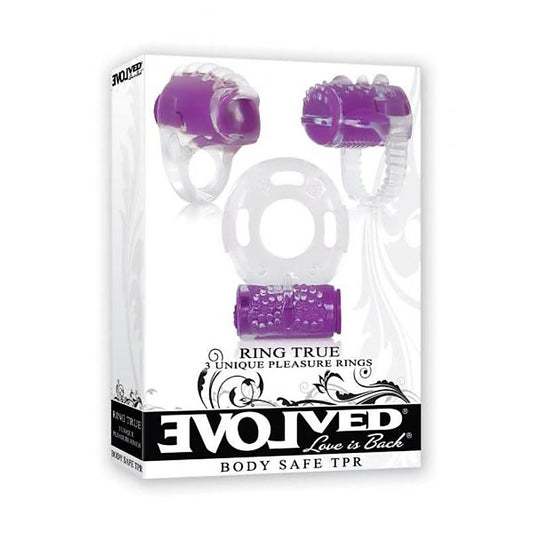 Ring True 3 Unique Pleasure Rings - Cock Rings