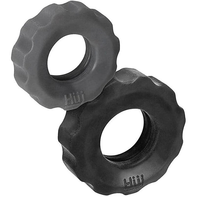 Cog 2 Size C-Ring Pack Silicone by Hunkyjunk - Cock Rings
