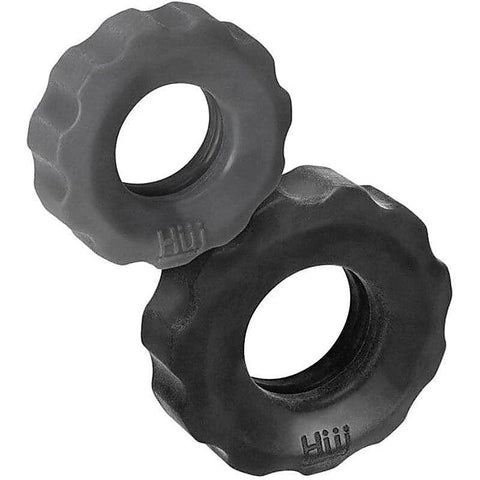Cog 2 Size C-Ring Pack Silicone by Hunkyjunk - Cock Rings