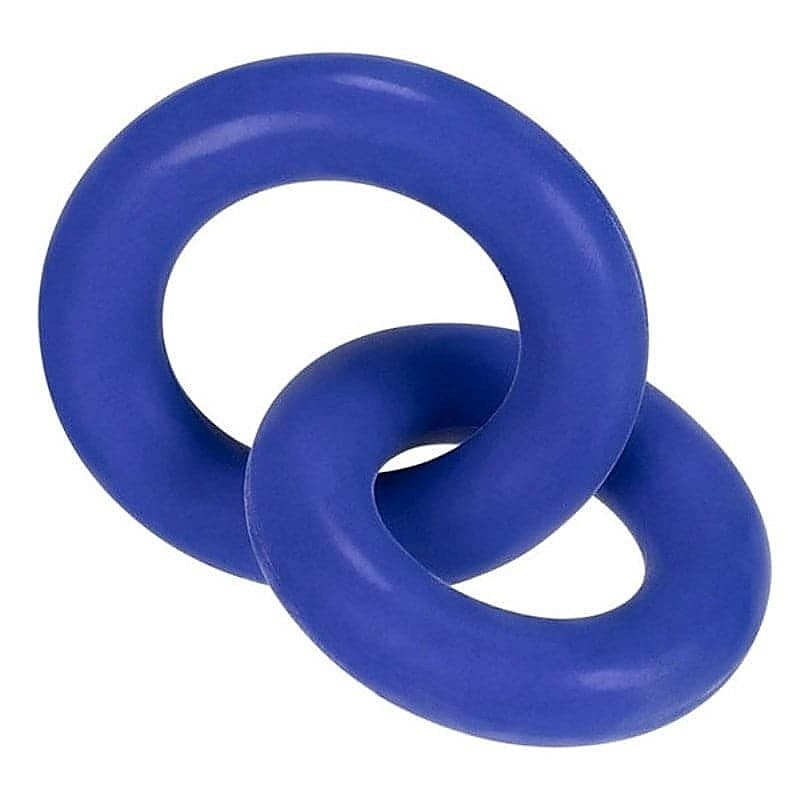 DUO Linked Cock/Ball Rings by Hunkyjunk - Cock Rings