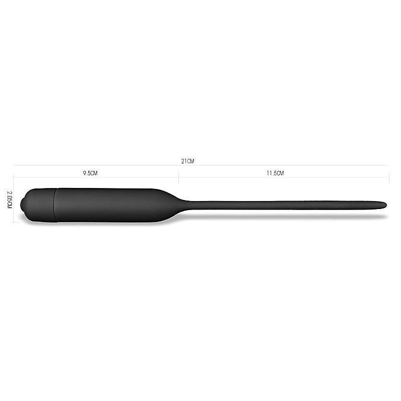 Silicone Urethral Vibrator by Lovetoy - Cock Rings
