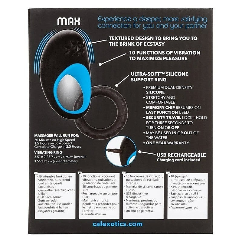 Link Up Max Dual Stimulating Mens Cock Ring - Cock Rings